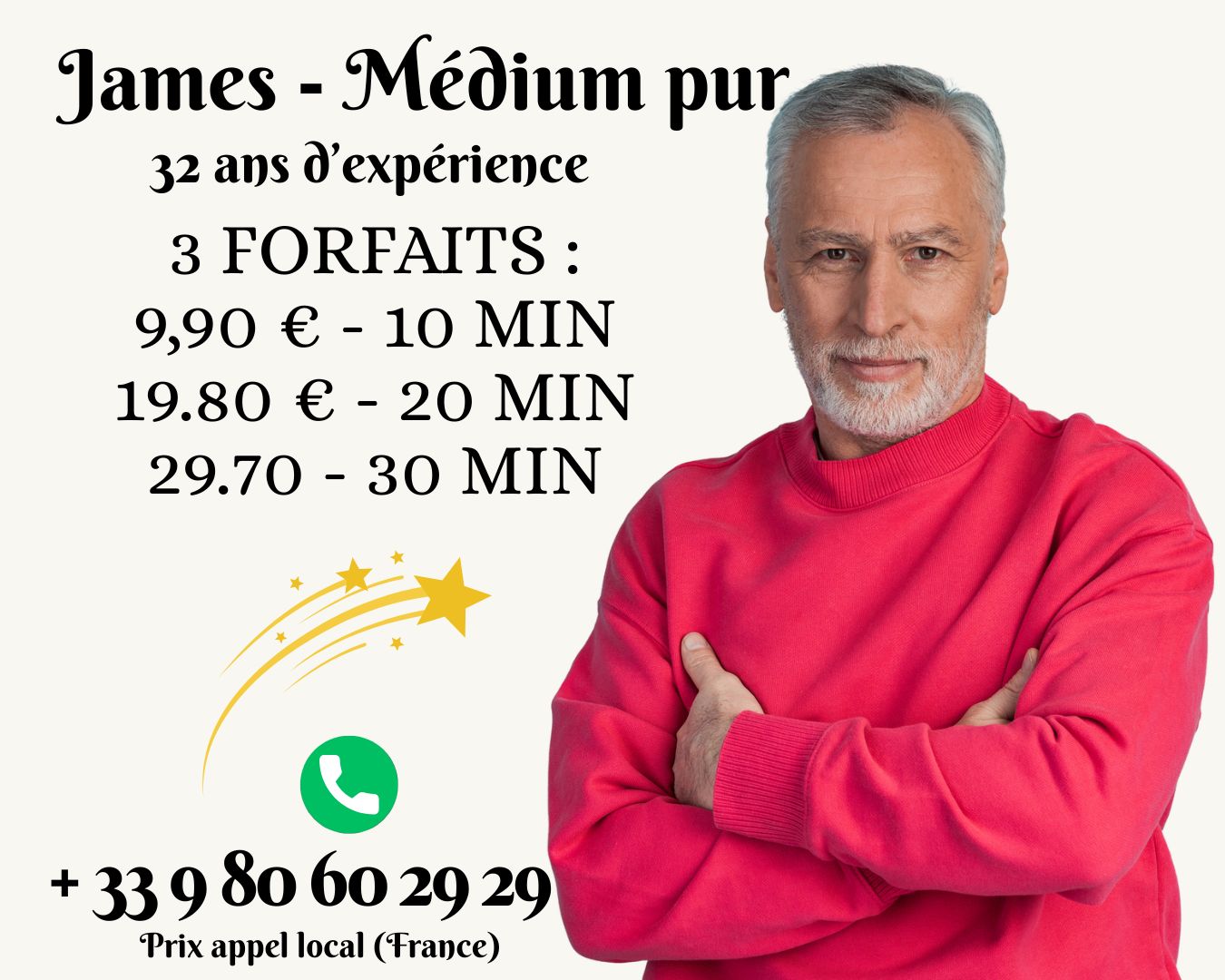 JAMES MÉDIUM - MÉDIUM PUR DE NAISSANCE